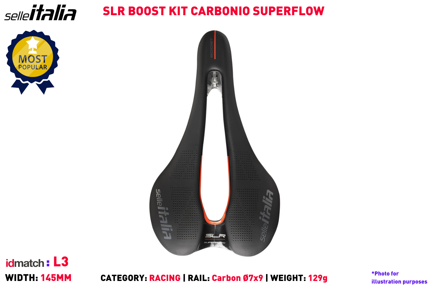 SLR Boost 3D Kit Carbonio Superflow - S3 | Hup Leong Company | The